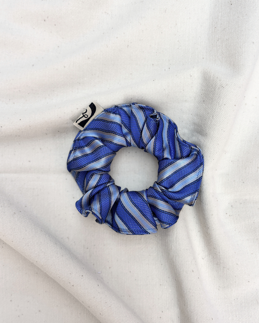 Scrunchie azzurro e celeste