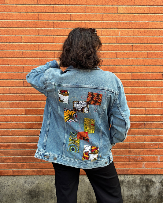 Giacca patch gialla