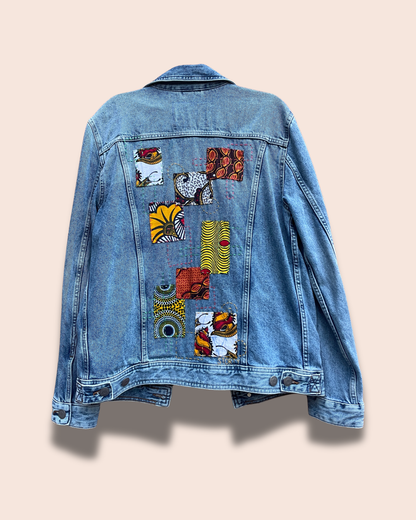 Giacca patch gialla
