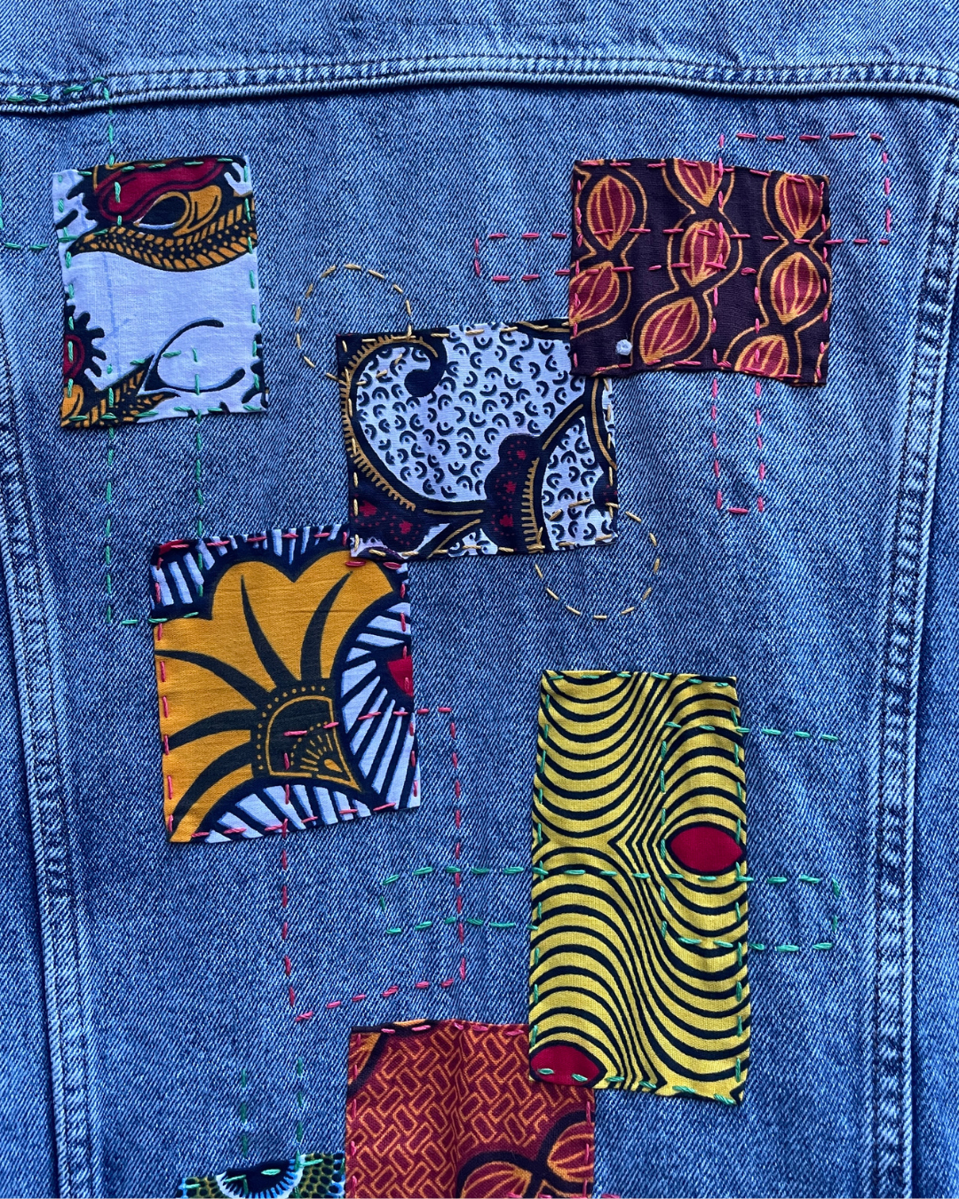 Giacca patch gialla