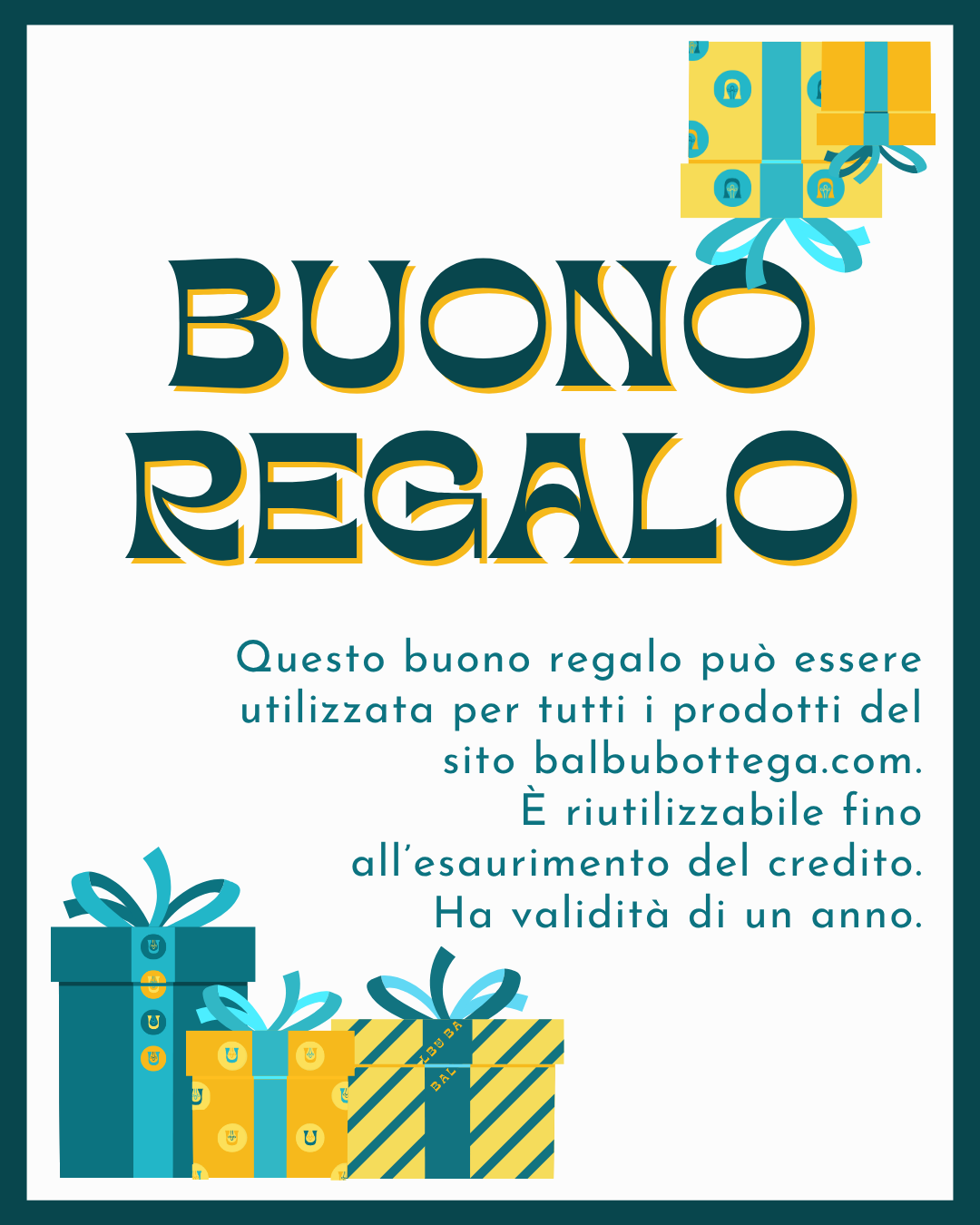 Carta regalo BALBU